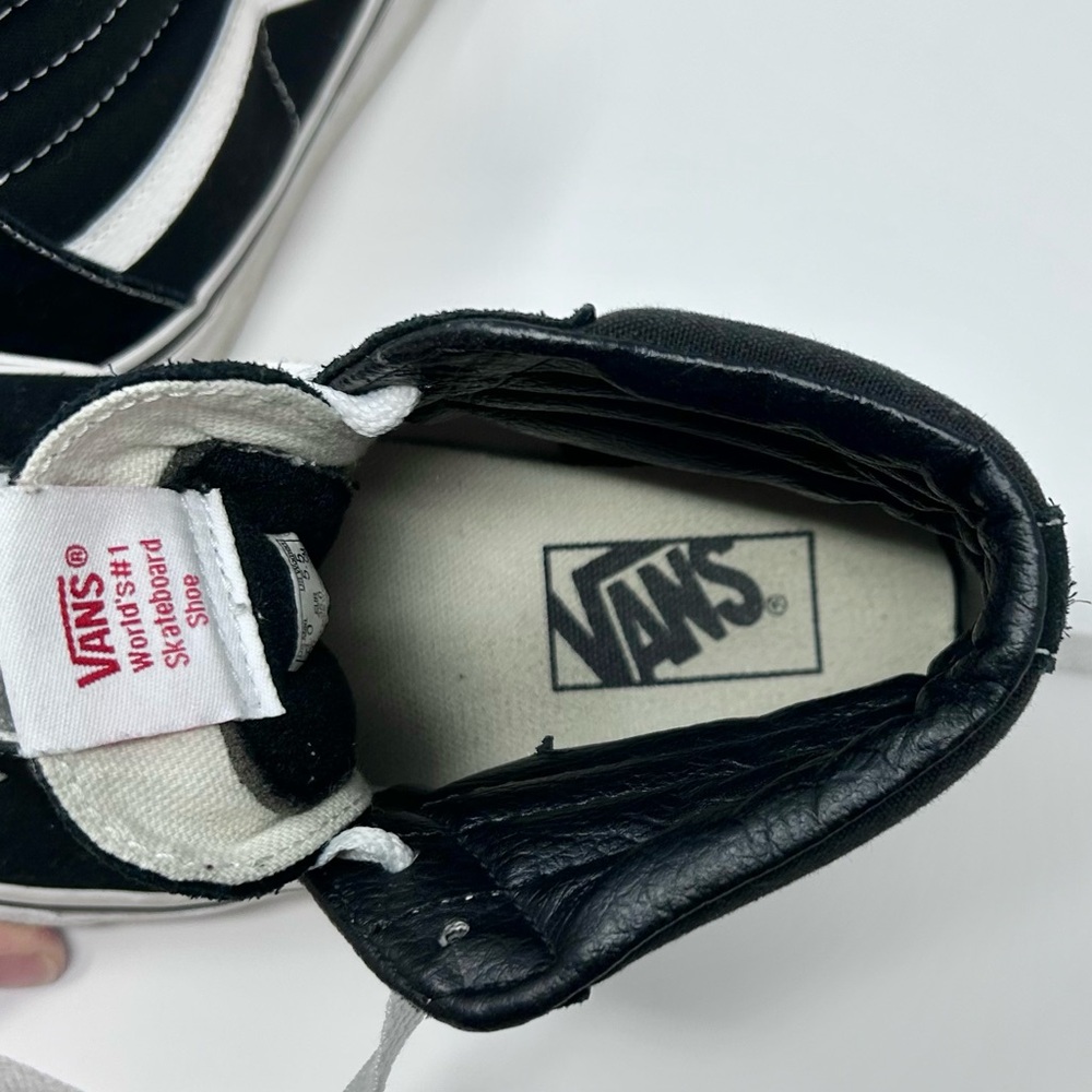 Vans SK8 Black & White High-Top Skate Sneakers Mens 4 / Women’s 5.5 - Picture 7 of 7